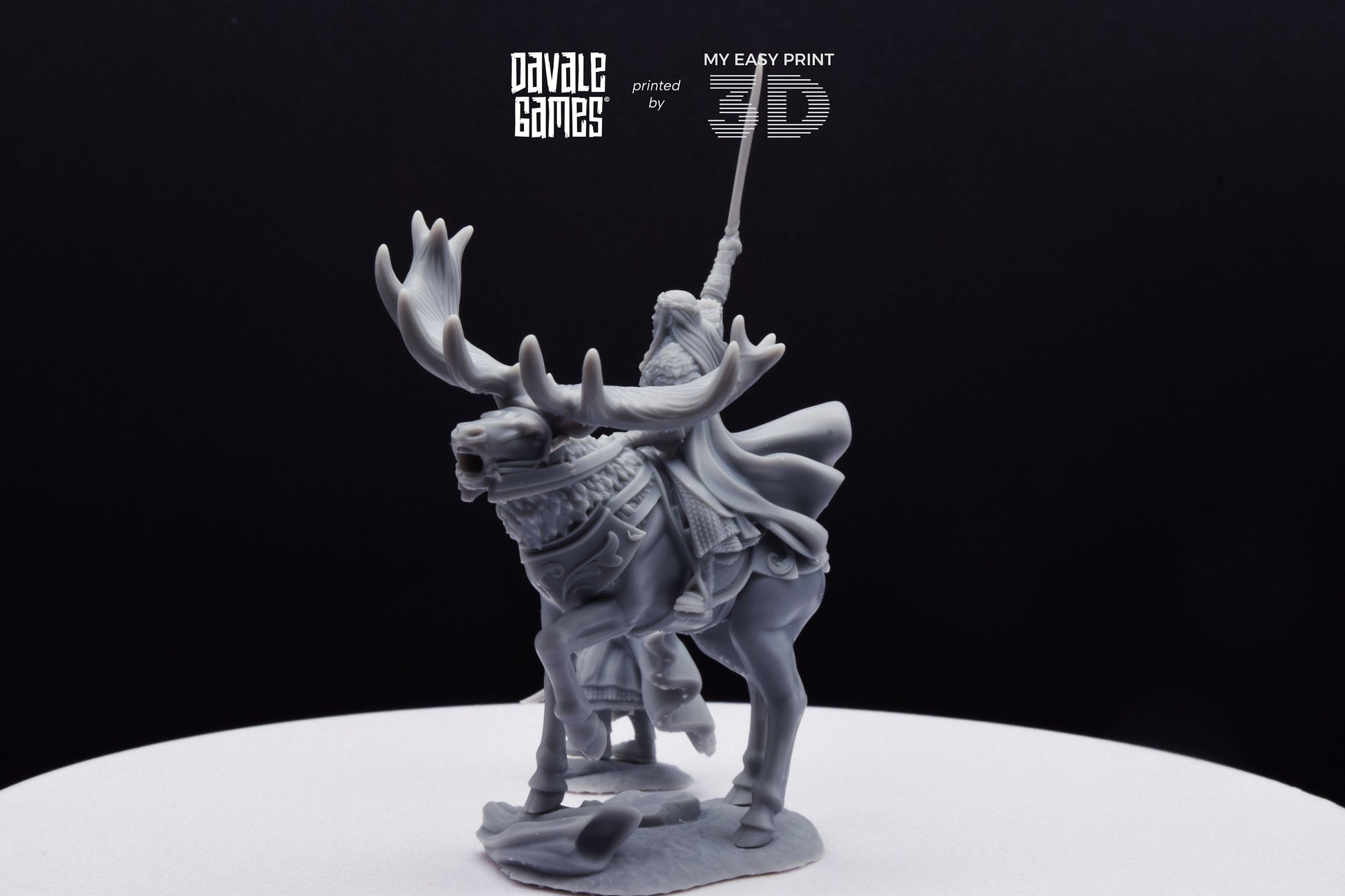 King of the Forest - Foot and Mounted - Davale Games - 3D Printed with high quality resin for LOTR/D&D games