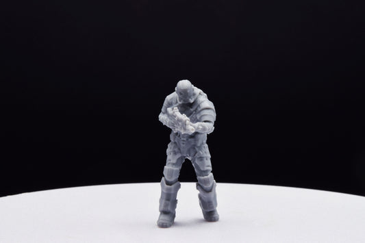 Gears Of War UIR Soldier Male [4] Miniature - TheSTLSmith - 3D Printed with high quality resin for Skirmish/D&D games