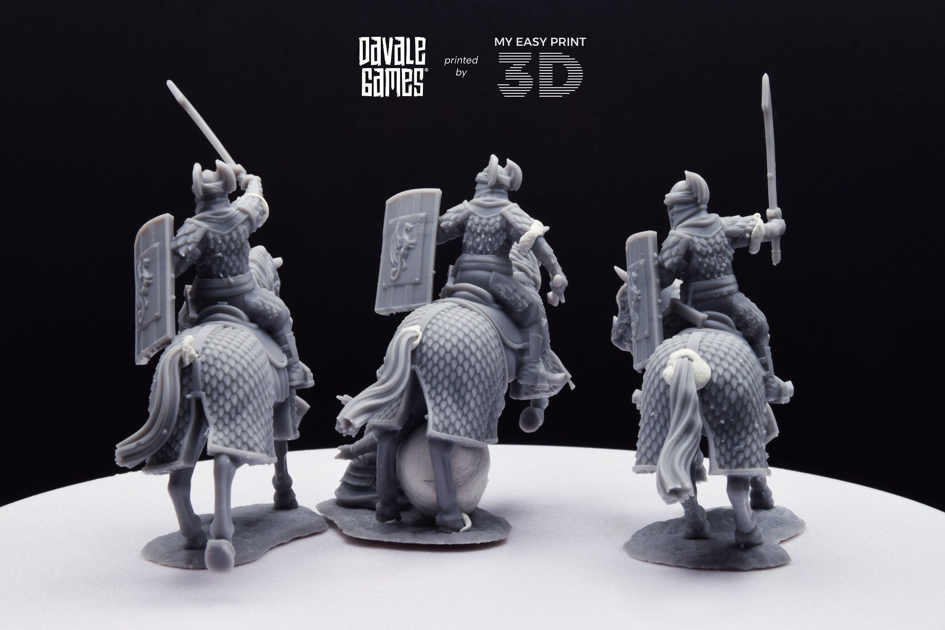 Dragon Army Regular Cavalry - Davale Games - 3D Printed with high quality resin for LOTR/D&D games