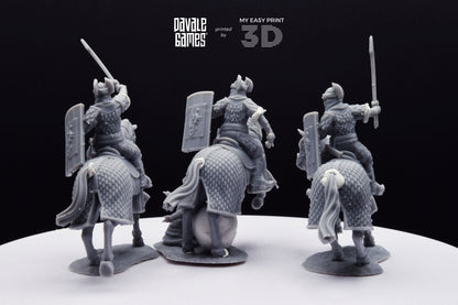 Dragon Army Regular Cavalry - Davale Games - 3D Printed with high quality resin for LOTR/D&D games