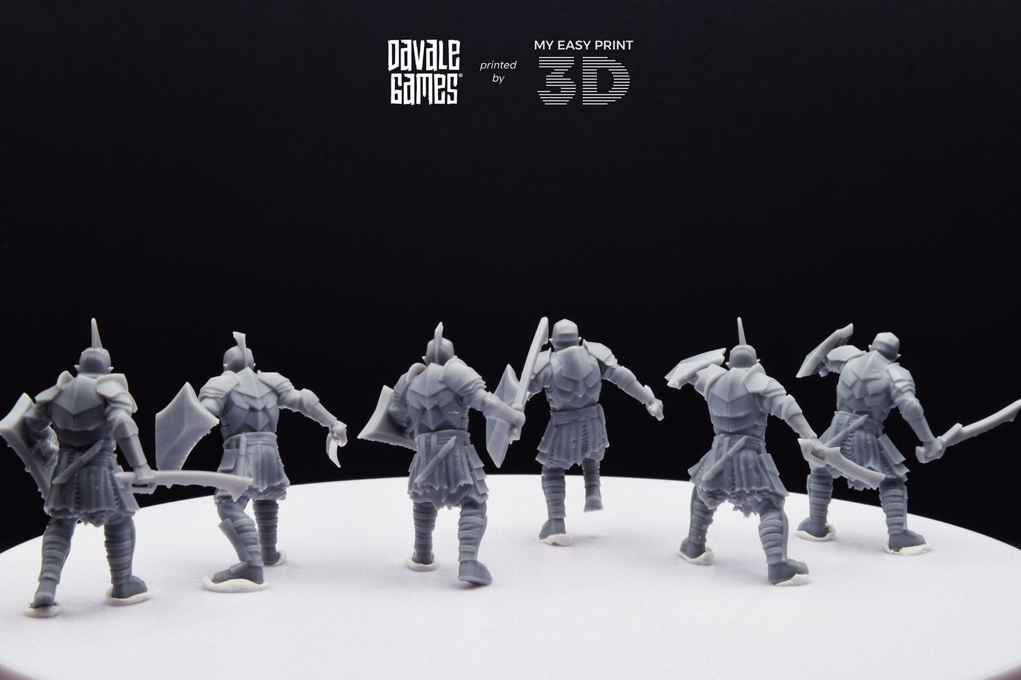 Super Orc Swordsman - Davale Games - 3D Printed with high quality resin for LOTR/D&D games