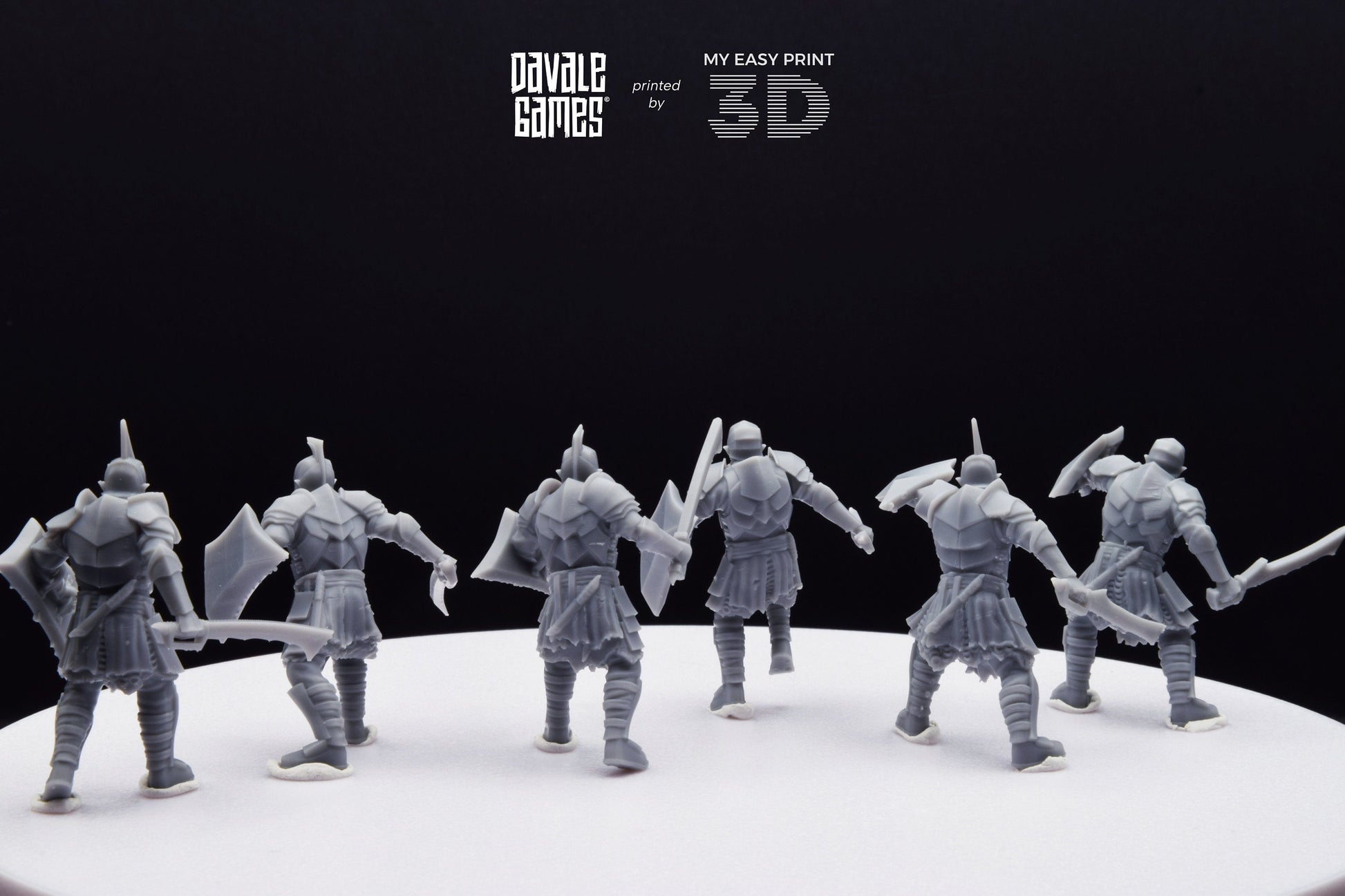Super Orc Swordsman - Davale Games - 3D Printed with high quality resin for LOTR/D&D games