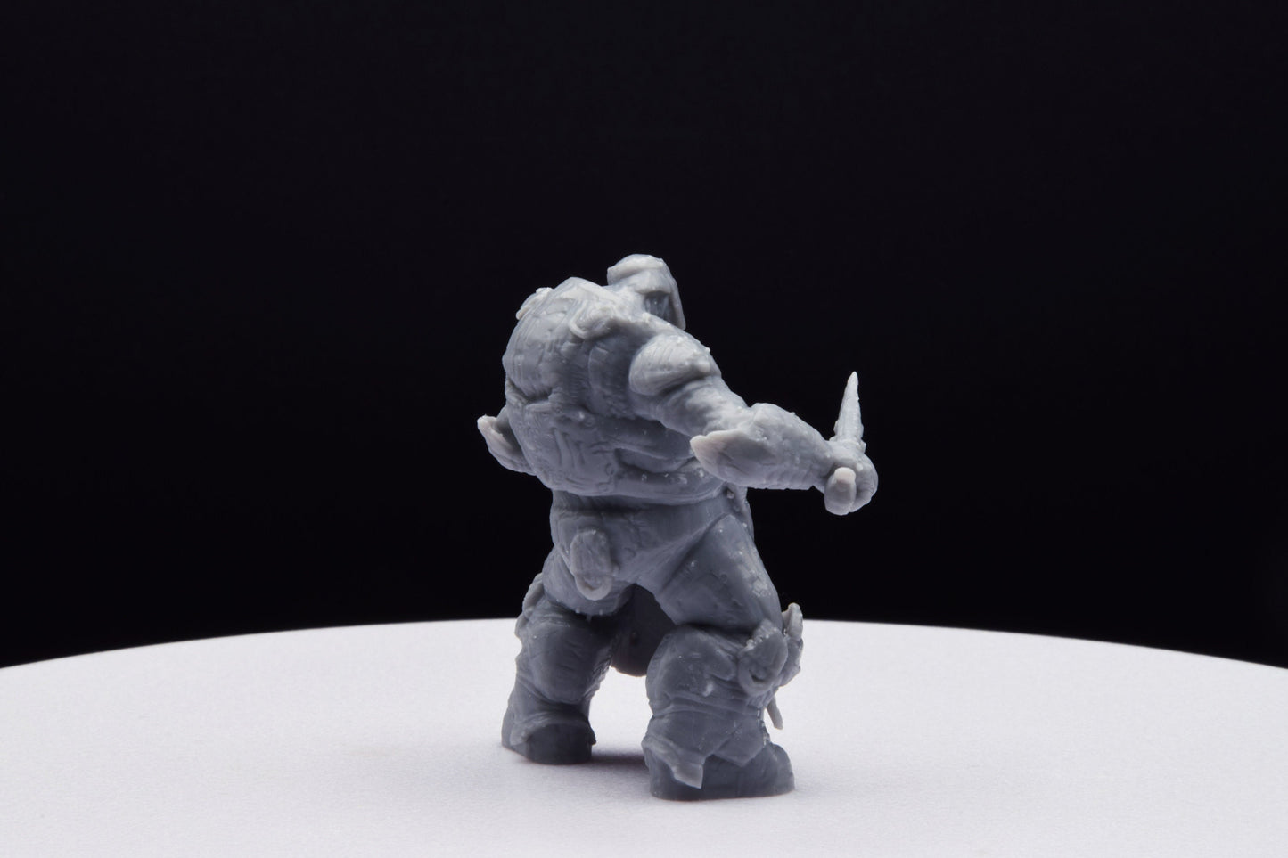 Gears Of War Boomer Butcher Ot Miniature - TheSTLSmith - 3D Printed with high quality resin for Skirmish/D&D games