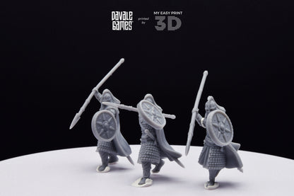 West Human Royal Guard - Foot - Davale Games - 3D Printed with high quality resin for LOTR/D&D games