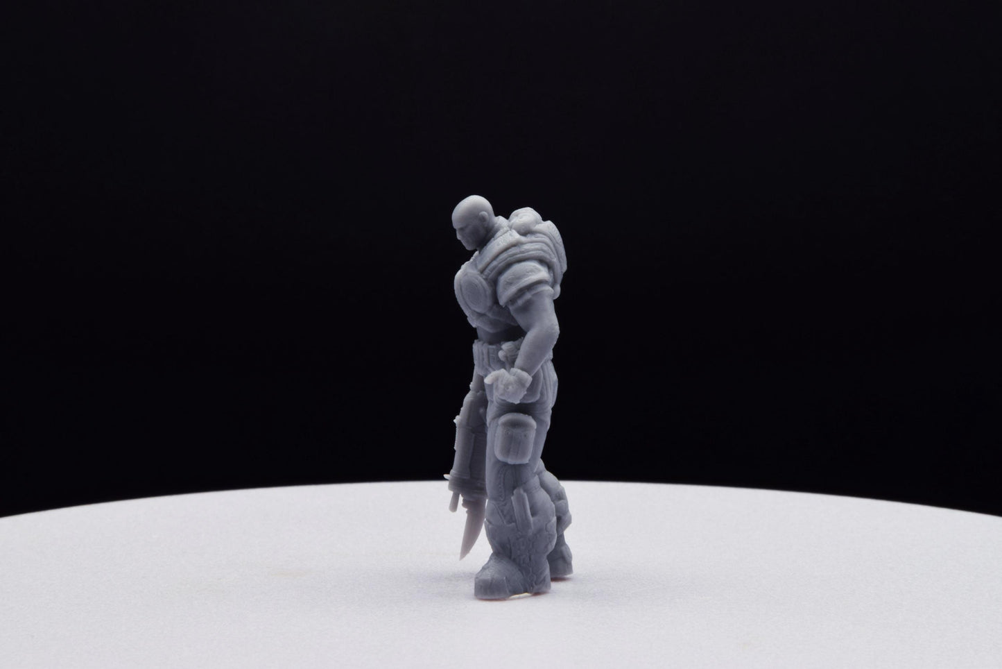 Gears Of War Adam Fenix Soldier Ot Miniature - TheSTLSmith - 3D Printed with high quality resin for Skirmish/D&D games