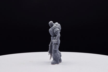 Gears Of War Adam Fenix Soldier Ot Miniature - TheSTLSmith - 3D Printed with high quality resin for Skirmish/D&D games