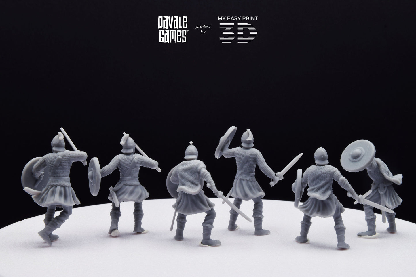 Ostrogoths on foot - Davale Games - Historical games - 3D Printed with high quality resin