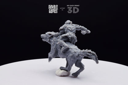 The Irreverent - Mounted - Davale Games - 3D Printed with high quality resin for LOTR/D&D games