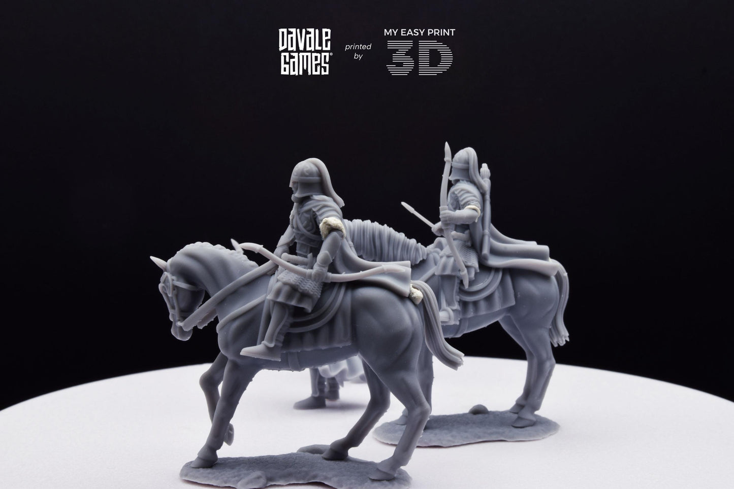 West Humans Outriders - Foot and Mounted - Davale Games - 3D Printed with high quality resin for LOTR/D&D games