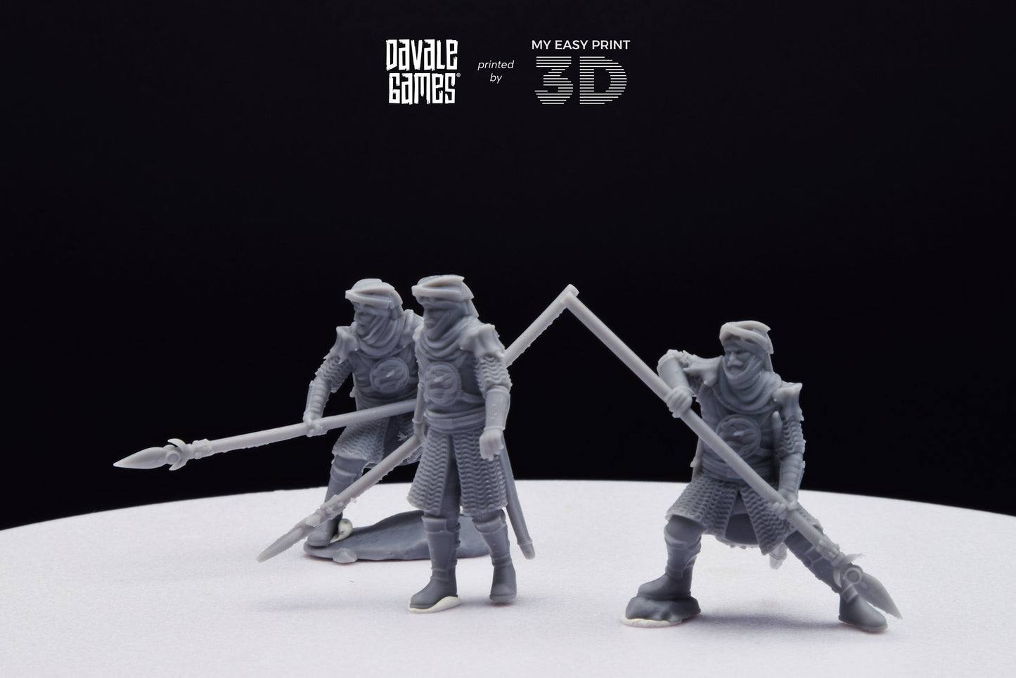 Snake Rider - Davale Games - 3D Printed with high quality resin for LOTR/D&D games
