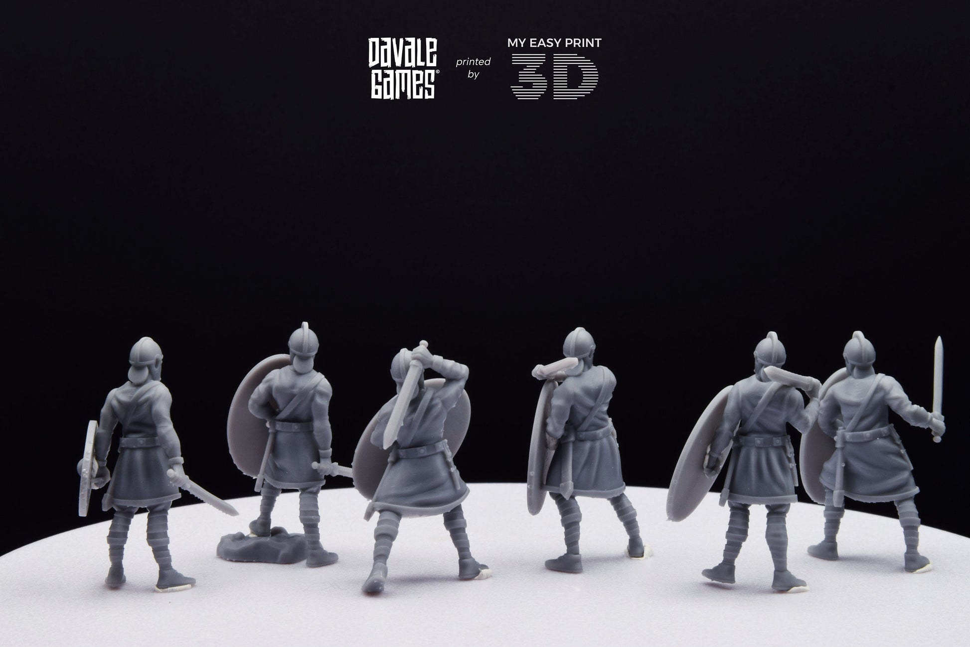 Roman Soldiers without Armour - Davale Games - Historical games - 3D Printed with high quality resin