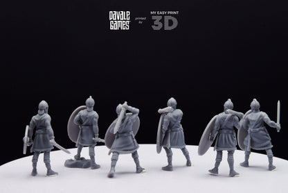 Roman Soldiers without Armour - Davale Games - Historical games - 3D Printed with high quality resin
