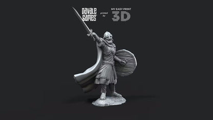 West Humans Comissary - Foot and Mounted - Davale Games - 3D Printed with high quality resin for LOTR/D&D games