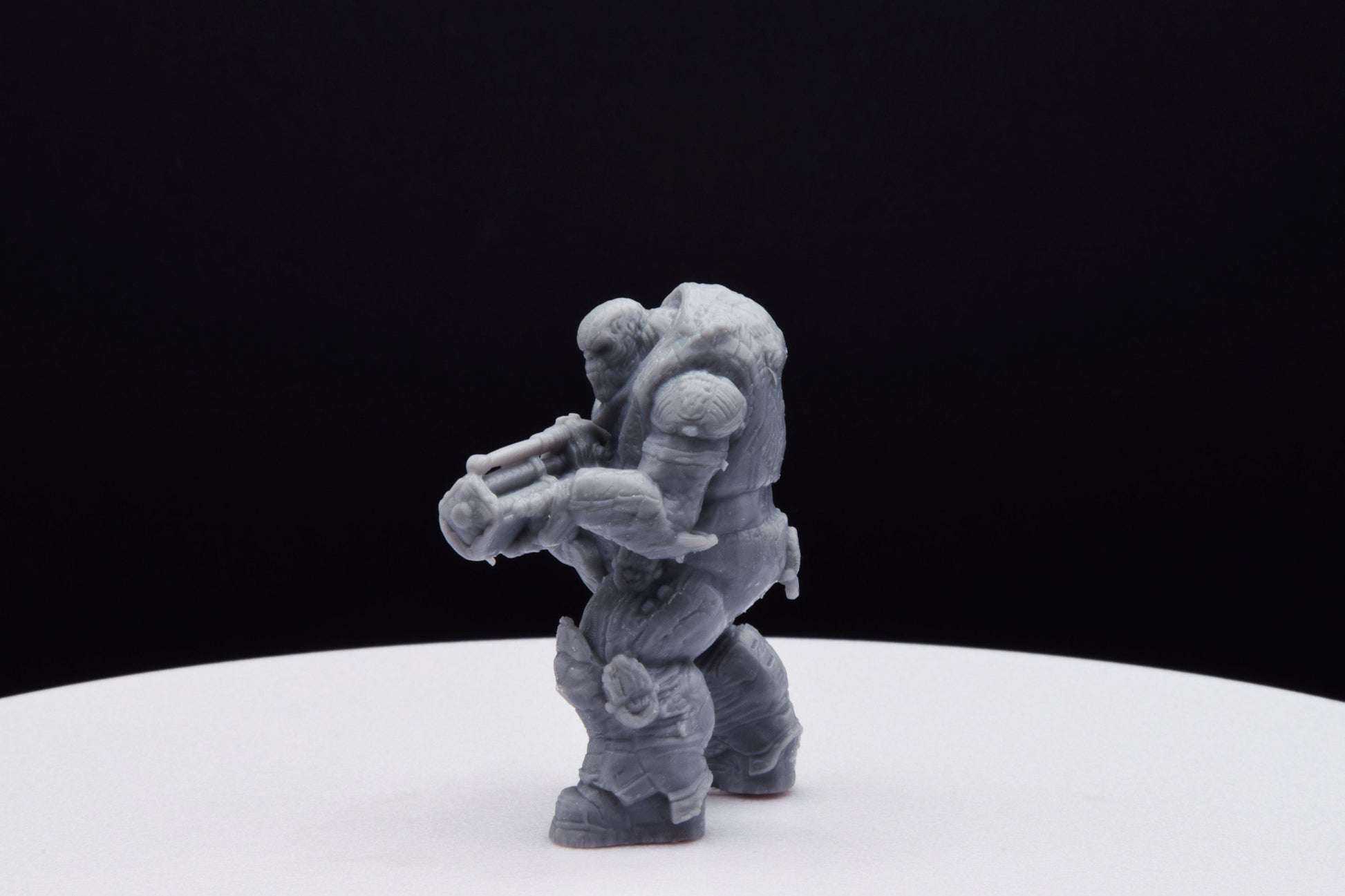 Gears Of War Boomer Ot Miniature - TheSTLSmith - 3D Printed with high quality resin for Skirmish/D&D games