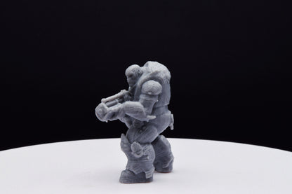 Gears Of War Boomer Ot Miniature - TheSTLSmith - 3D Printed with high quality resin for Skirmish/D&D games