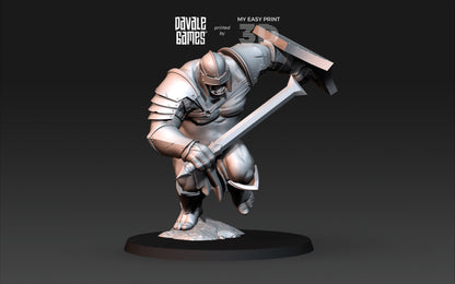 Blood-Handed Troll - Davale Games - 3D Printed with high quality resin for LOTR/D&D games