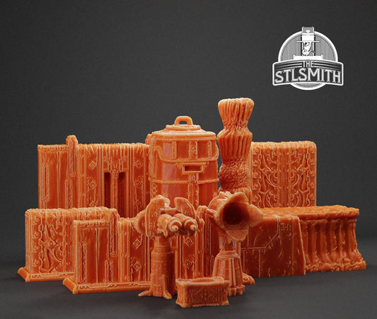 Gears Of War Locust Scatter Pack Scenery Miniature - TheSTLSmith - 3D Printed with high quality resin for Skirmish/D&D games