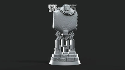Dwarf Mirror - Davale Games - 3D Printed with high quality resin for LOTR/D&D games