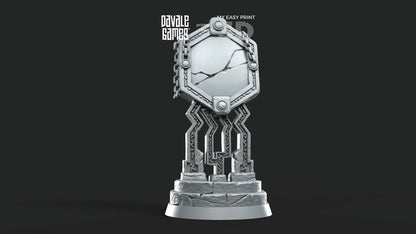 Dwarf Mirror - Davale Games - 3D Printed with high quality resin for LOTR/D&D games