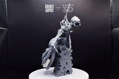 Wyvern with Dark Mage [Ver. 2] - Davale Games - 3D Printed with high quality resin for LOTR/D&D games