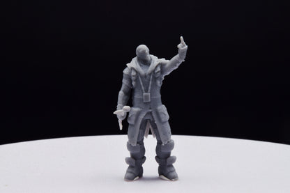 Gears Of War Aaron Griffin Ot Miniature - TheSTLSmith - 3D Printed with high quality resin for Skirmish/D&D games