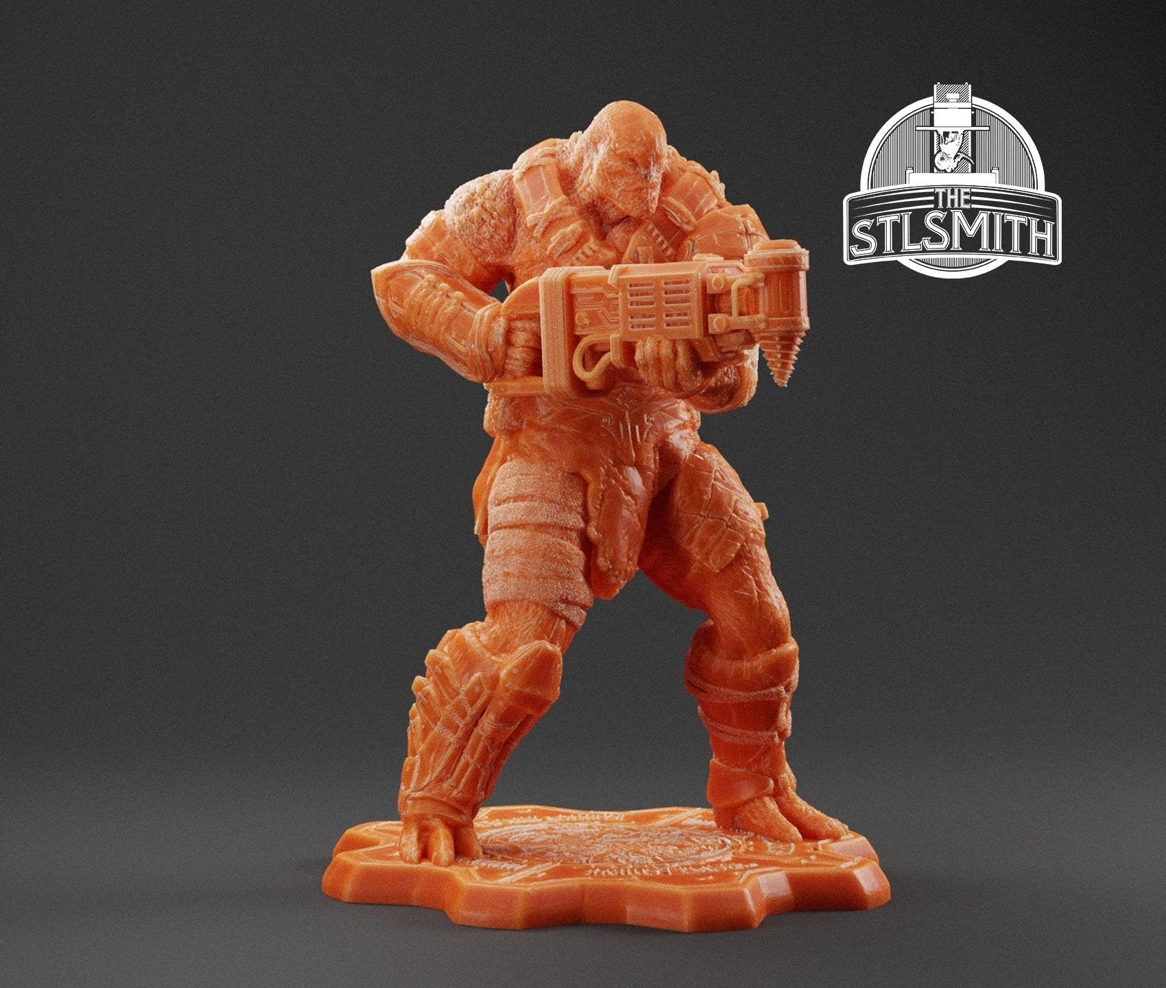 Gears of War Swarm Scion Dropshot [4] Miniature - TheSTLSmith - 3D Printed with high quality resin for Skirmish/D&D games
