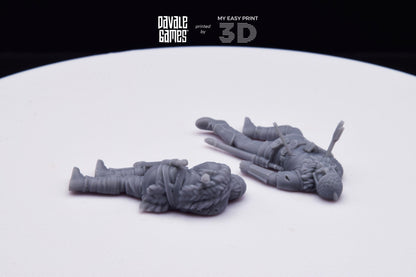 Gepids Casualties - Davale Games - Historical games - 3D Printed with high quality resin