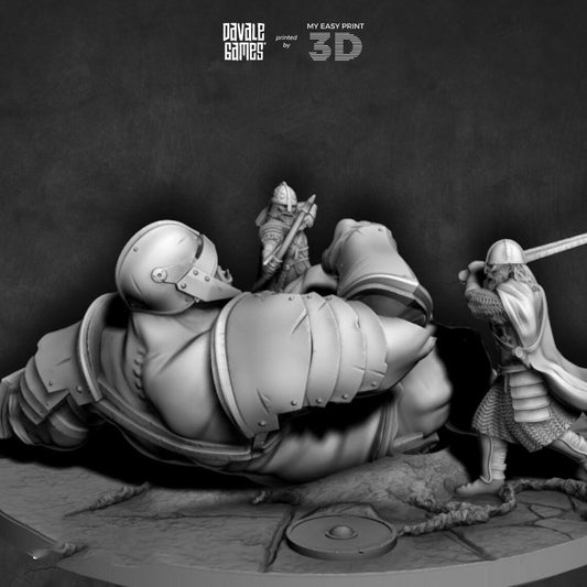 Death Troll - Blood-Handed Orcs - Davale Games - 3D Printed with high quality resin for LOTR/D&D games