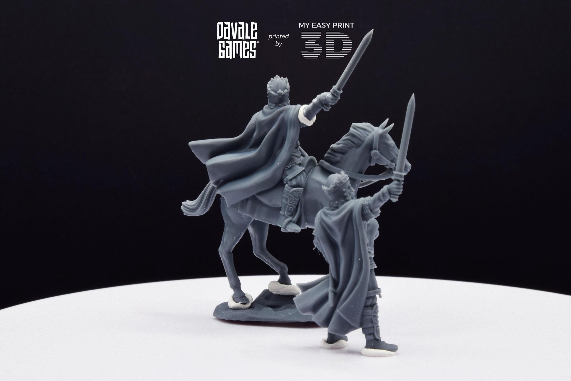 King fo Gepids - Foot and Mounted - Davale Games - Historical games - 3D Printed with high quality resin