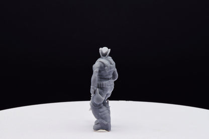 Gears Of War Dizzy Wallin Winter Ot Miniature - TheSTLSmith - 3D Printed with high quality resin for Skirmish/D&D games