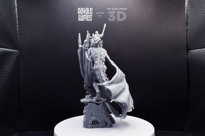 Wyvern with Dark Mage [Ver. 2] - Davale Games - 3D Printed with high quality resin for LOTR/D&D games