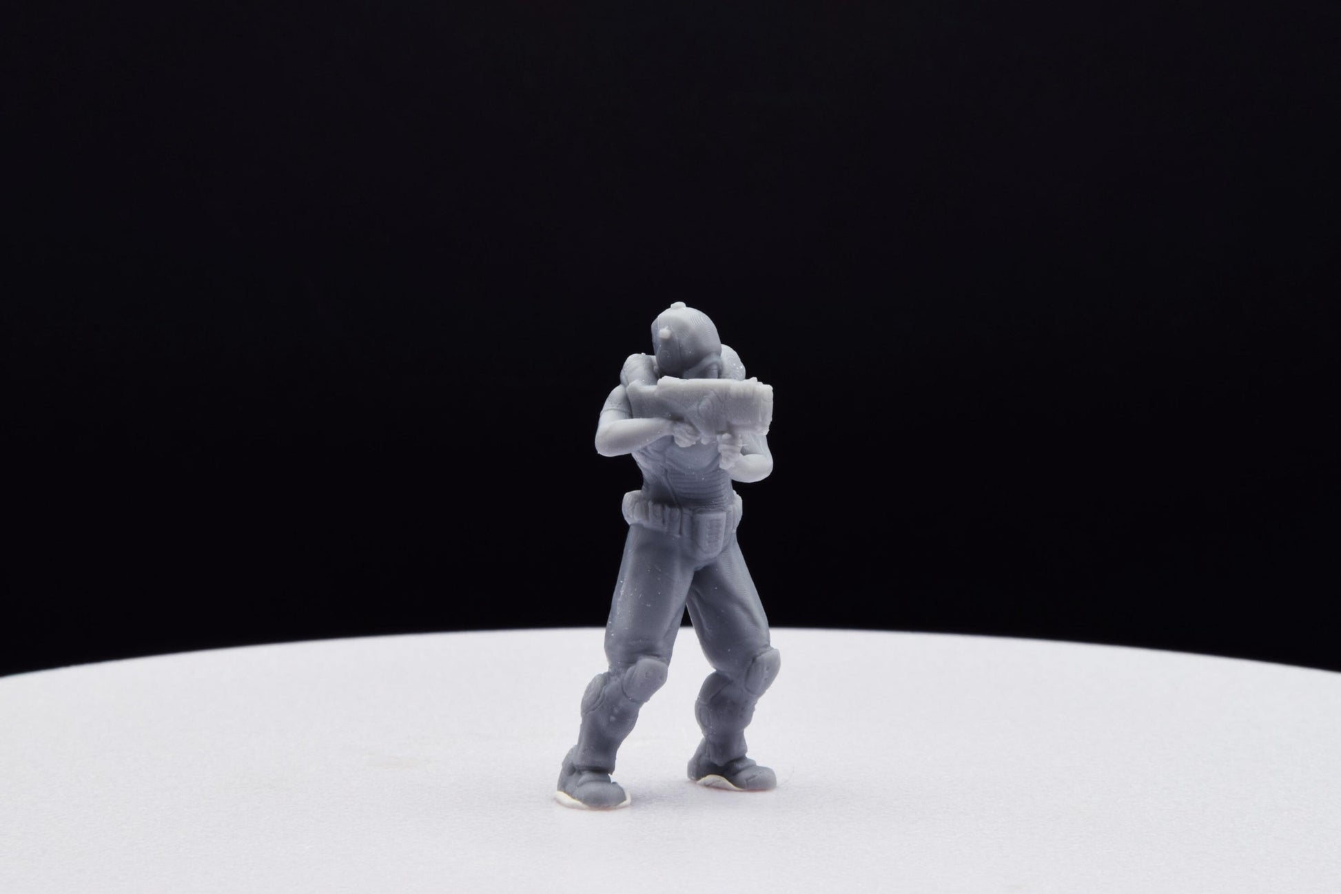 Doom UAC Marine 02 Miniature - Fanmade - TheSTLSmith - 3D Printed with high quality resin for Skirmish/D&D games