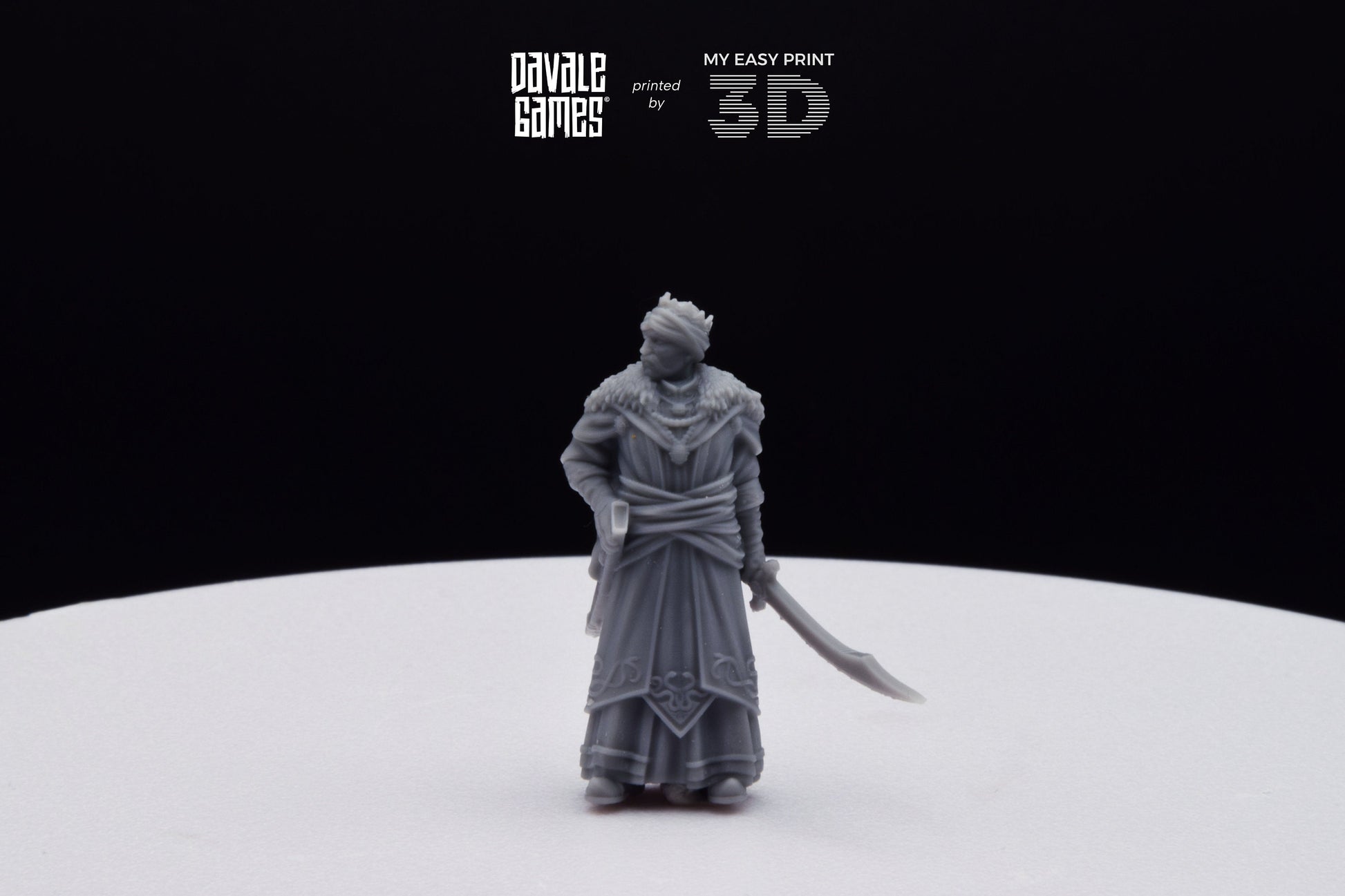 King of Snakes - Davale Games - 3D Printed with high quality resin for LOTR/D&D games