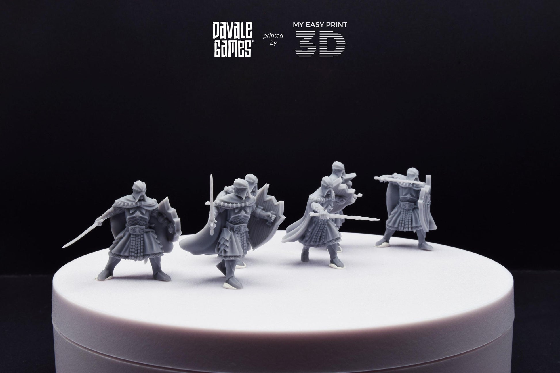 Black High Human - Davale Games - 3D Printed with high quality resin for LOTR/D&D games