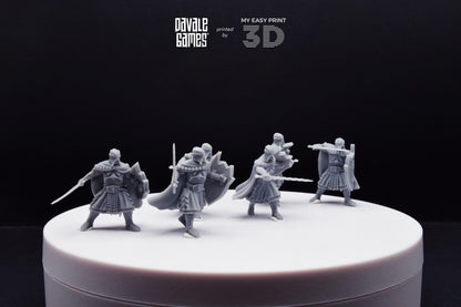 Black High Human - Davale Games - 3D Printed with high quality resin for LOTR/D&D games