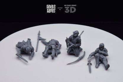High Human Casualty - Davale Games - 3D Printed with high quality resin for LOTR/D&D games