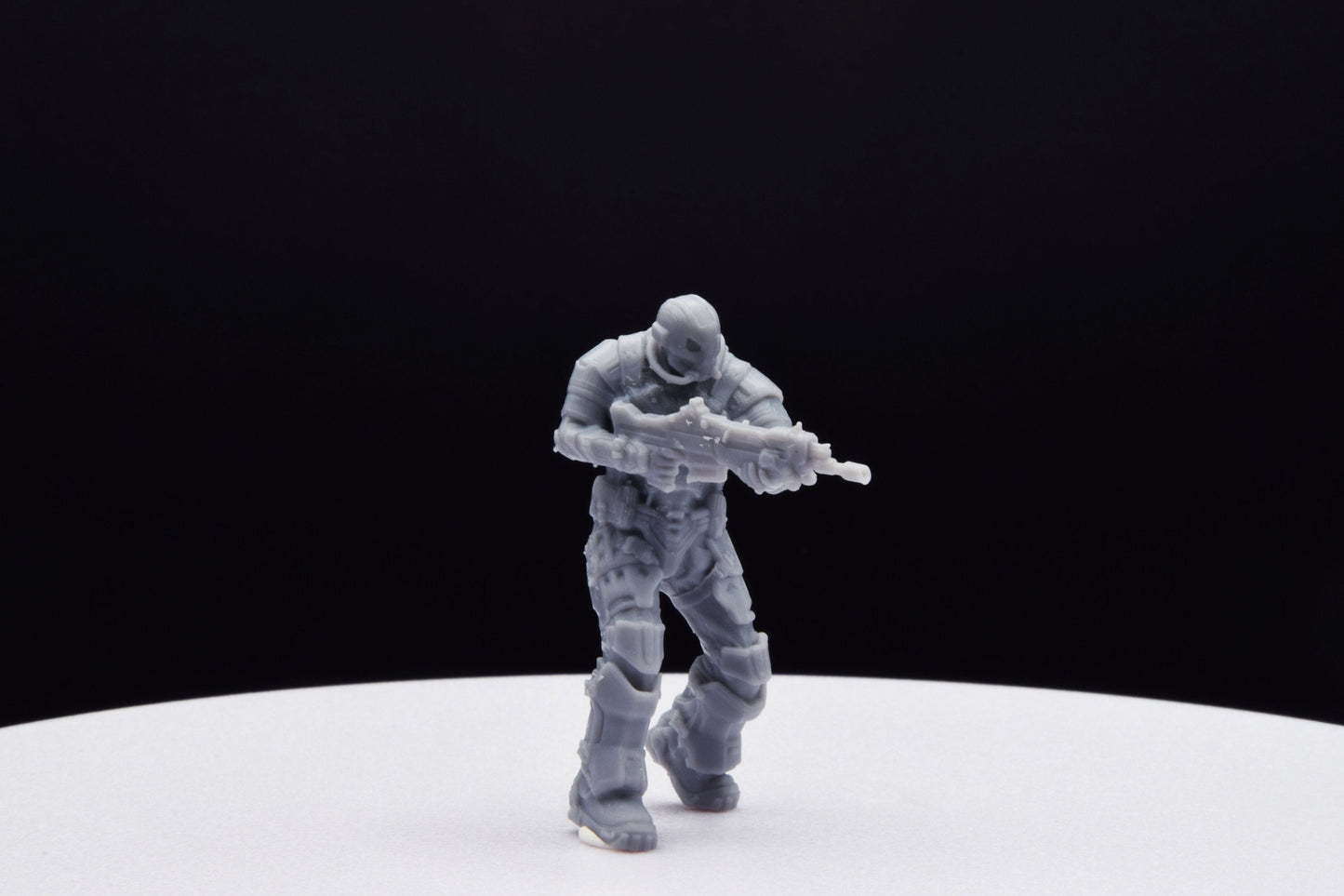 Gears Of War UIR Soldier Male [4] Miniature - TheSTLSmith - 3D Printed with high quality resin for Skirmish/D&D games