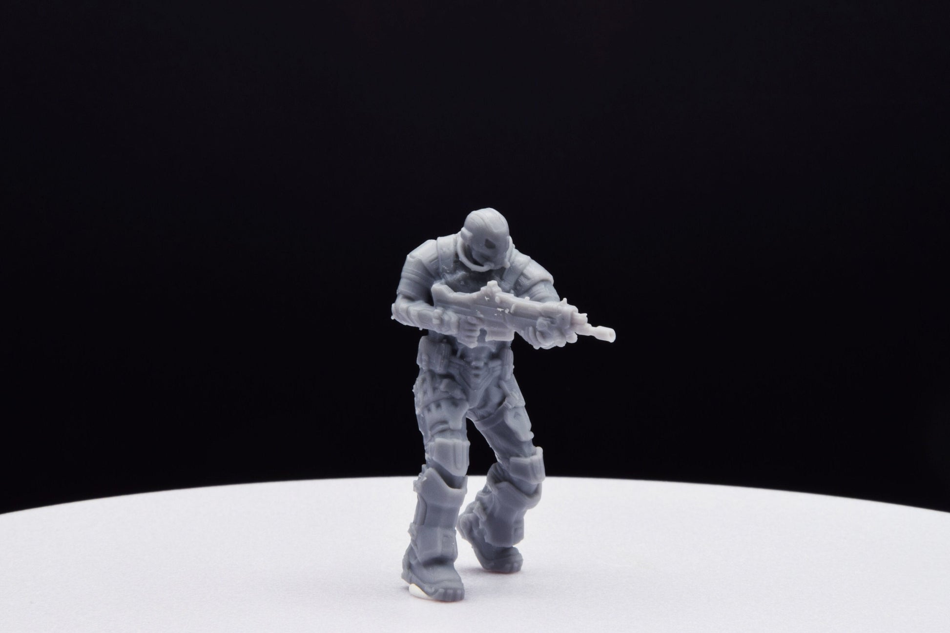 Gears Of War UIR Soldier Male [4] Miniature - TheSTLSmith - 3D Printed with high quality resin for Skirmish/D&D games