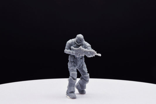 Gears Of War UIR Soldier Male [4] Miniature - TheSTLSmith - 3D Printed with high quality resin for Skirmish/D&D games