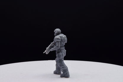 Gears Of War Anthony Carmine Ot Miniature - TheSTLSmith - 3D Printed with high quality resin for Skirmish/D&D games