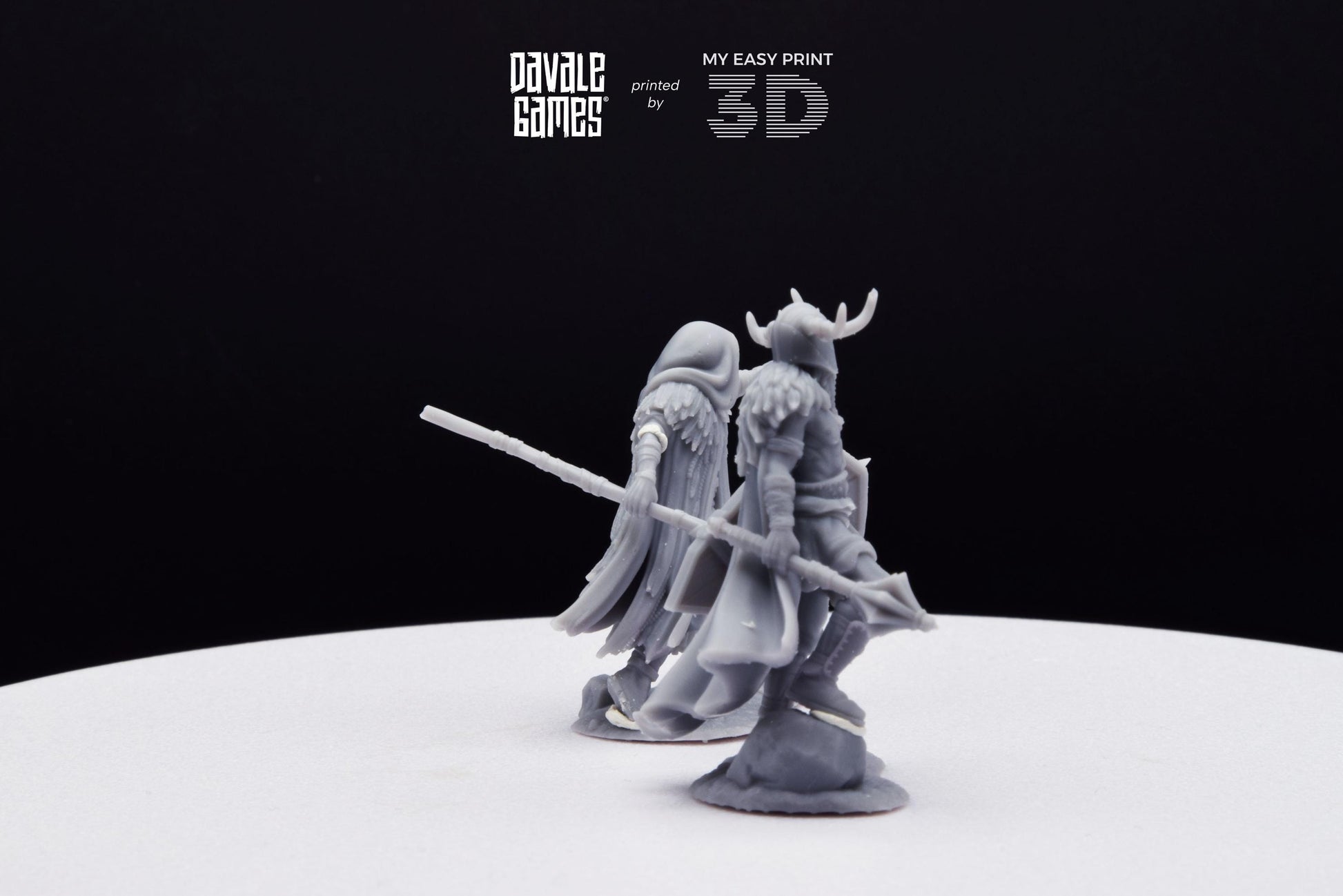 Aratch and Hetch, Khalüm Commanders - Dead City - Davale Games - 3D Printed with high quality resin for LOTR/D&D games