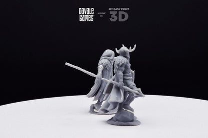 Aratch and Hetch, Khalüm Commanders - Dead City - Davale Games - 3D Printed with high quality resin for LOTR/D&D games