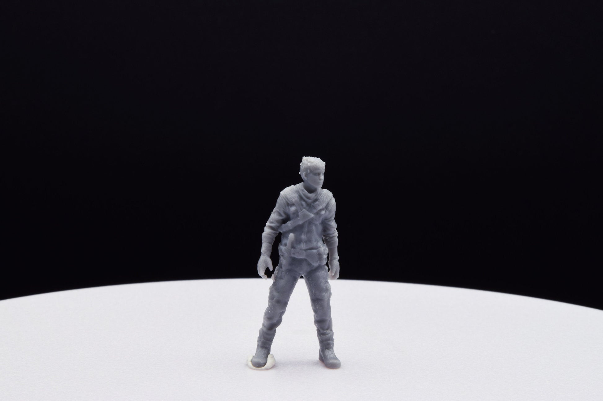 Gears Of War William Outsider Miniature - TheSTLSmith - 3D Printed with high quality resin for Skirmish/D&D games