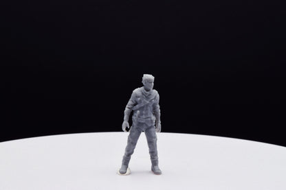 Gears Of War William Outsider Miniature - TheSTLSmith - 3D Printed with high quality resin for Skirmish/D&D games