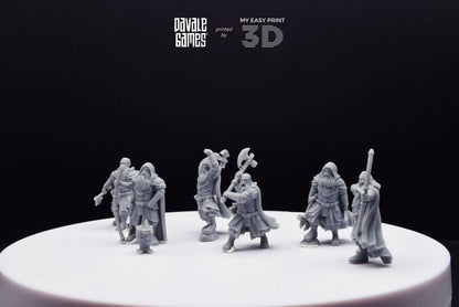 Kalak Dwarf Explorer - Davale Games - 3D Printed with high quality resin for LOTR/D&D games