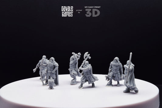 Kalak Dwarf Explorer - Davale Games - 3D Printed with high quality resin for LOTR/D&D games