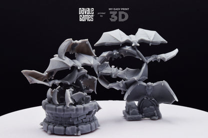 Bats Warbrand - Davale Games - 3D Printed with high quality resin for LOTR/D&D games