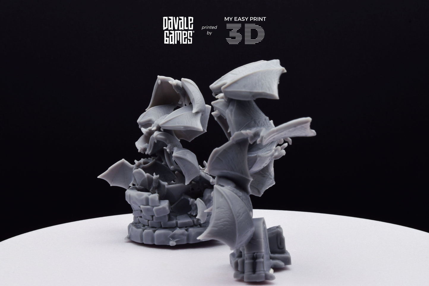 Bats Warbrand - Davale Games - 3D Printed with high quality resin for LOTR/D&D games