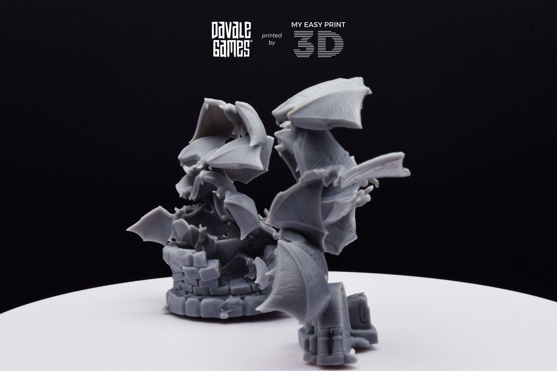 Bats Warbrand - Davale Games - 3D Printed with high quality resin for LOTR/D&D games