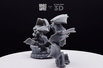 Bats Warbrand - Davale Games - 3D Printed with high quality resin for LOTR/D&D games